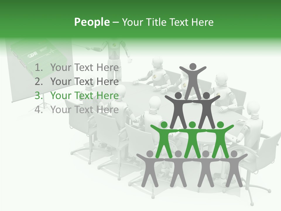 Care White Background Hold PowerPoint Template