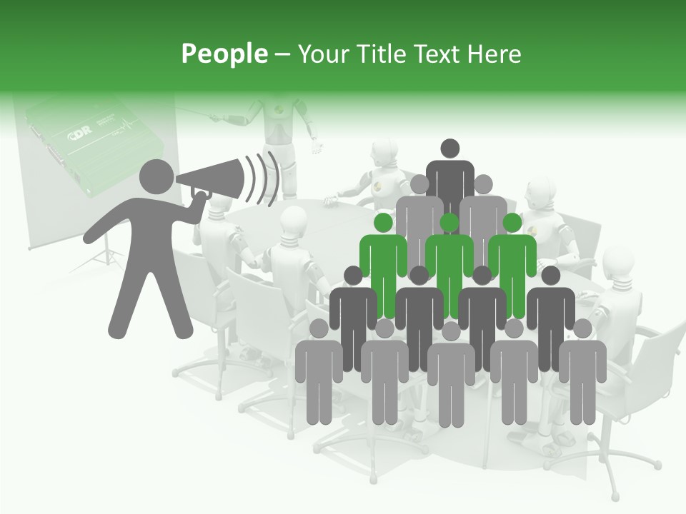 Care White Background Hold PowerPoint Template