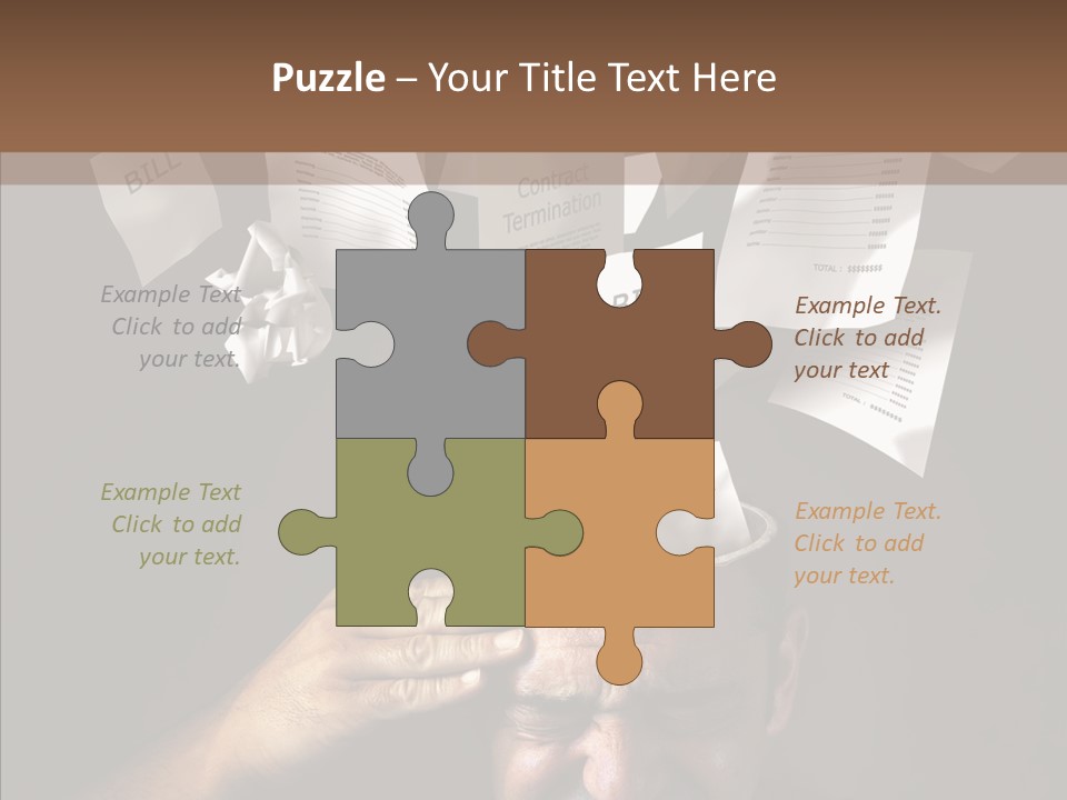 Female Caregiver Women PowerPoint Template