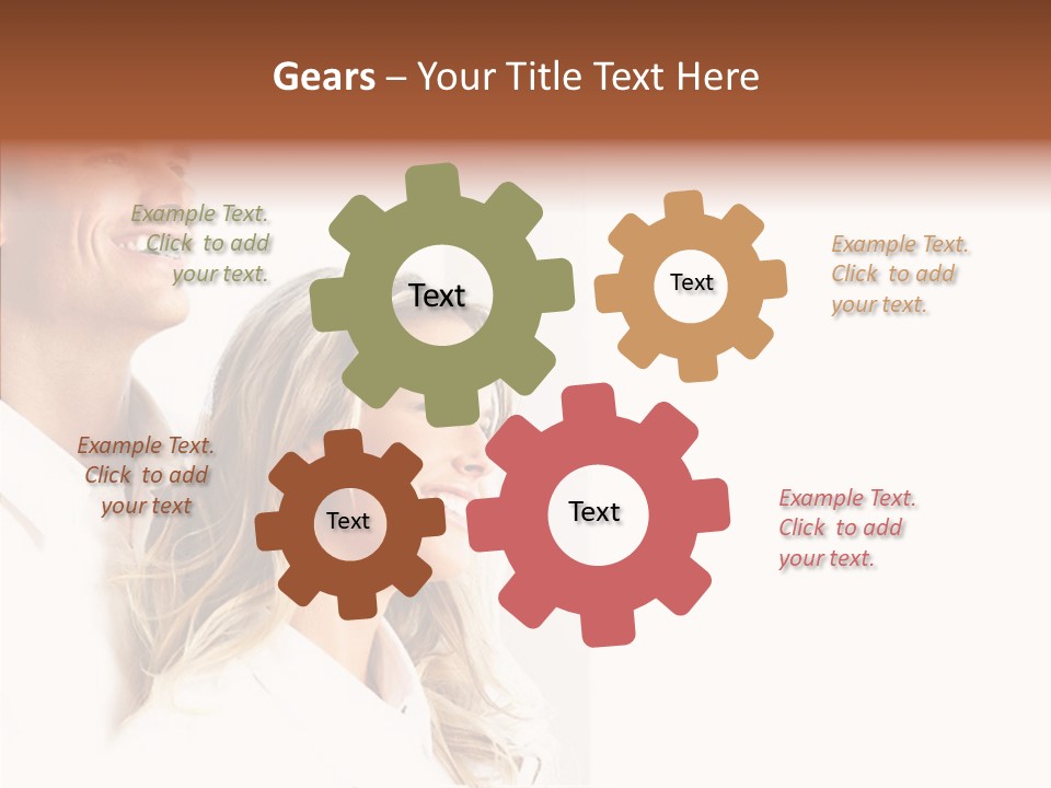 Senior  Human Sharing PowerPoint Template