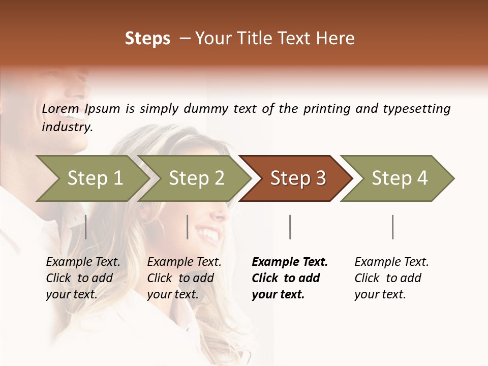 Senior  Human Sharing PowerPoint Template