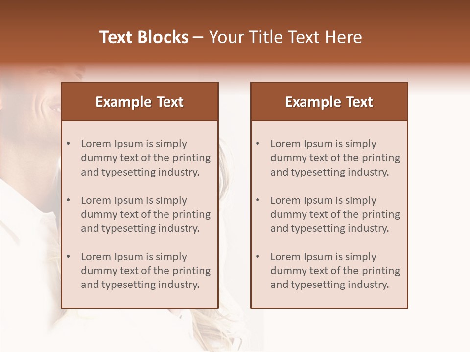 Senior  Human Sharing PowerPoint Template