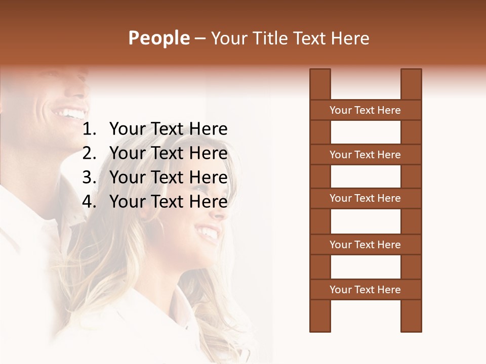 Senior  Human Sharing PowerPoint Template