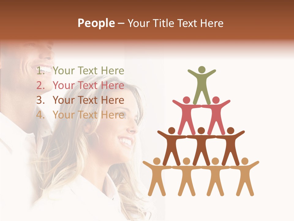 Senior  Human Sharing PowerPoint Template