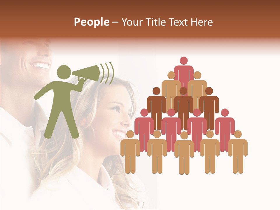 Senior  Human Sharing PowerPoint Template