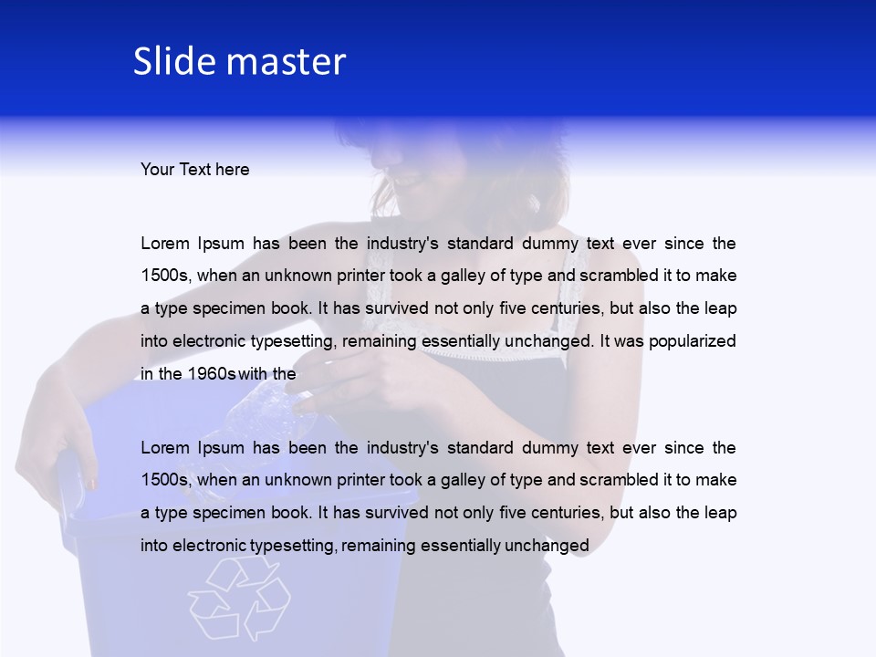 Elderly Closeup Grandmother PowerPoint Template