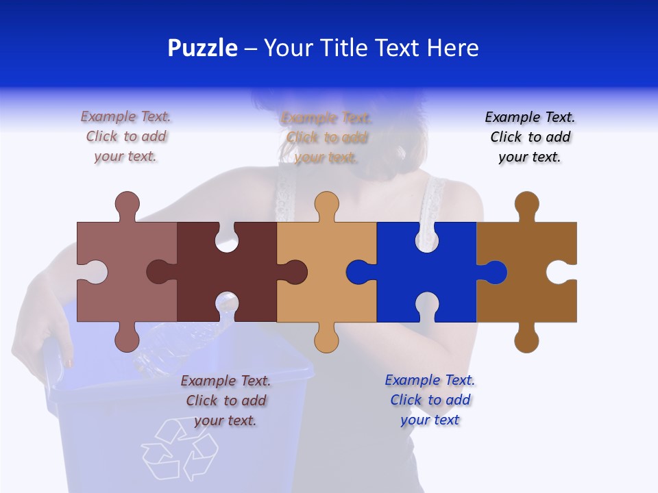 Elderly Closeup Grandmother PowerPoint Template