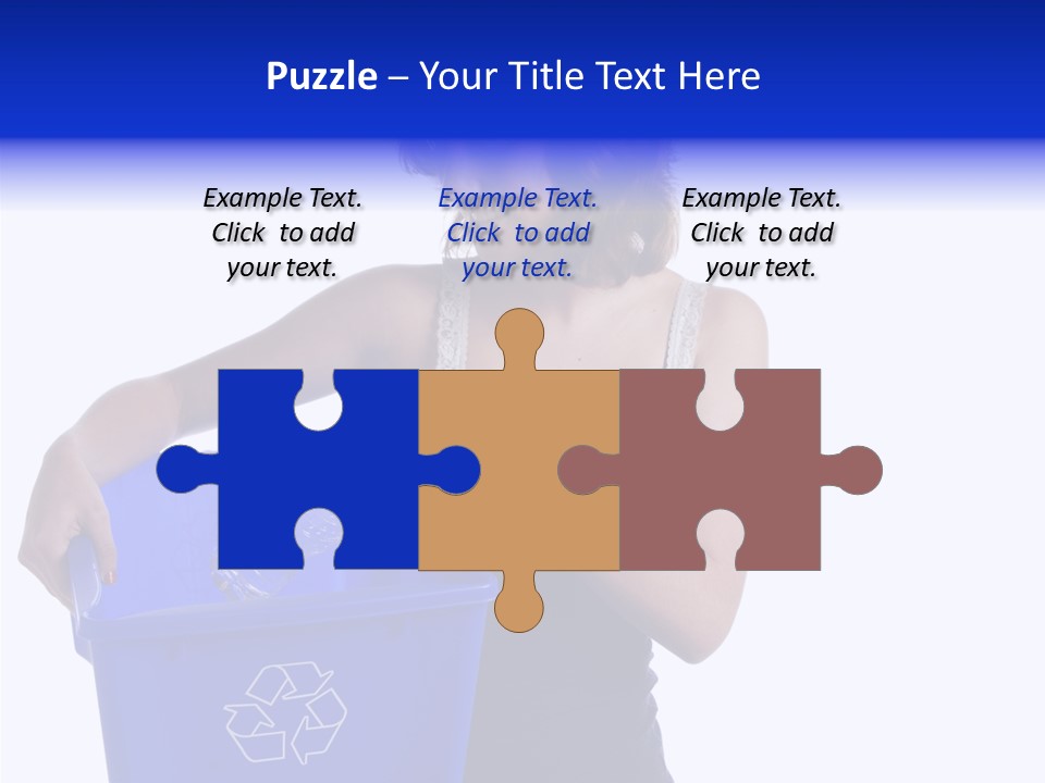 Elderly Closeup Grandmother PowerPoint Template