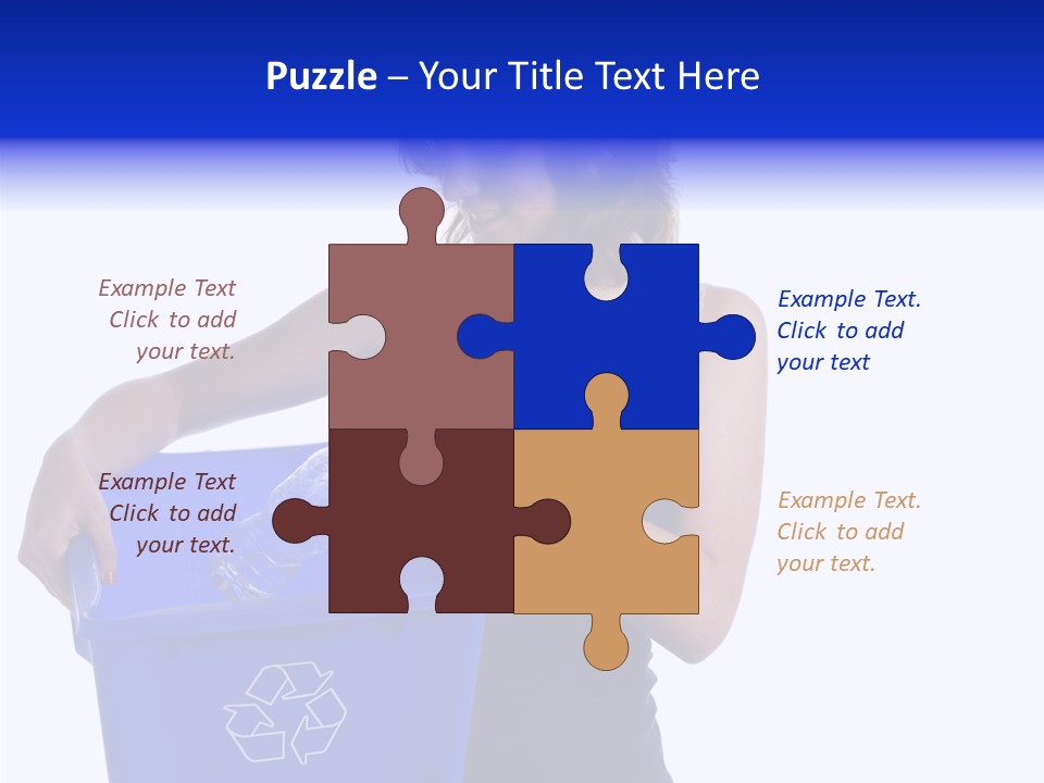 Elderly Closeup Grandmother PowerPoint Template