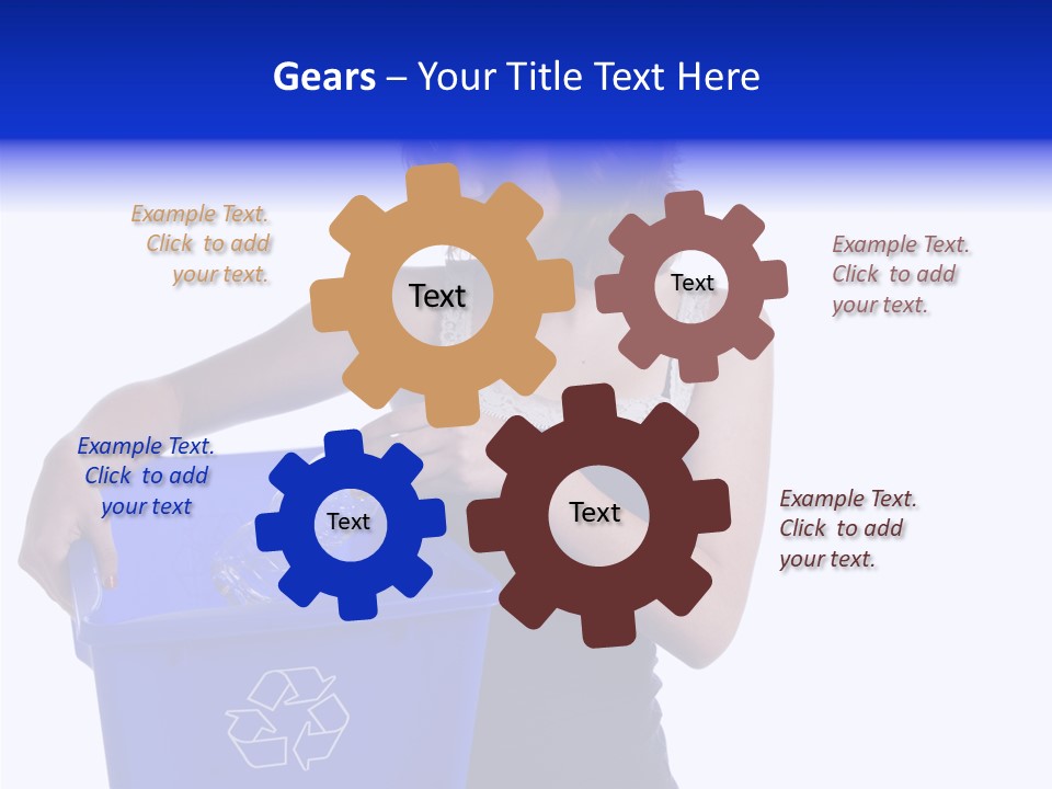 Elderly Closeup Grandmother PowerPoint Template