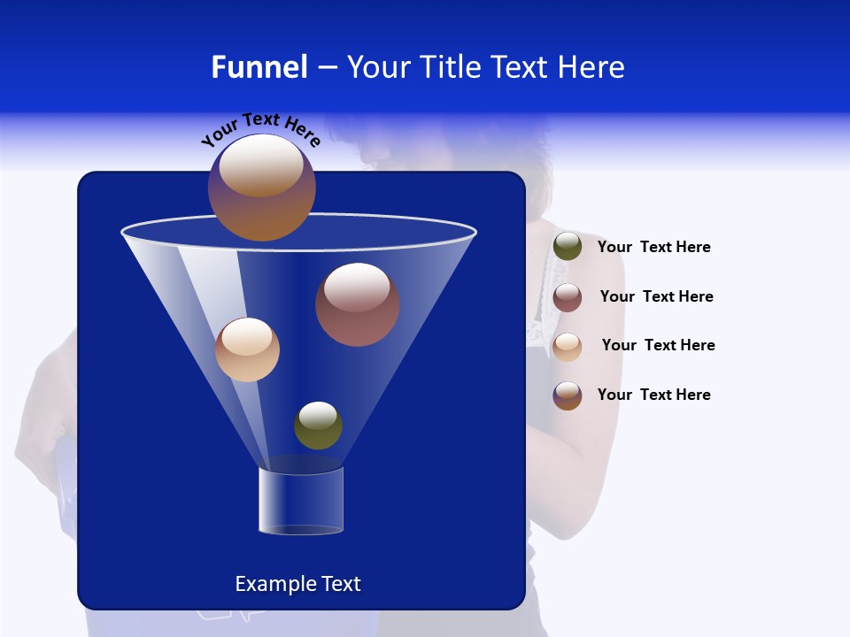 Elderly Closeup Grandmother PowerPoint Template