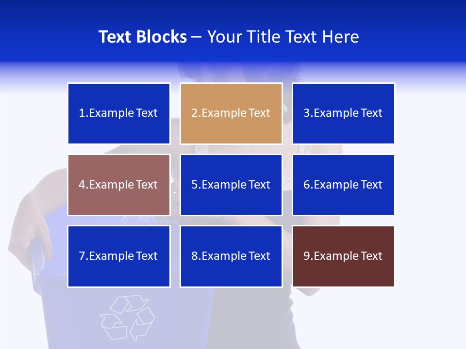 Elderly Closeup Grandmother PowerPoint Template