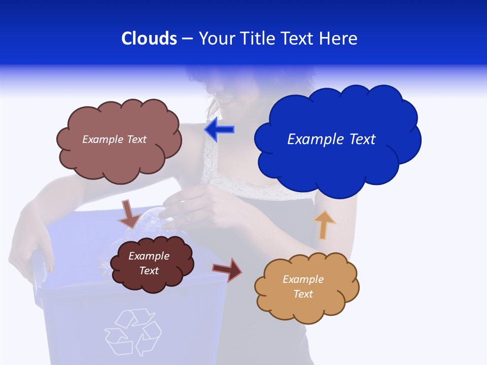 Elderly Closeup Grandmother PowerPoint Template