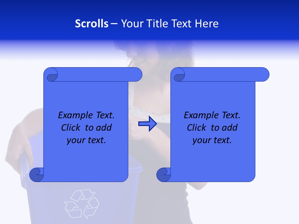 Elderly Closeup Grandmother PowerPoint Template