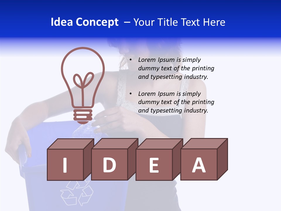 Elderly Closeup Grandmother PowerPoint Template