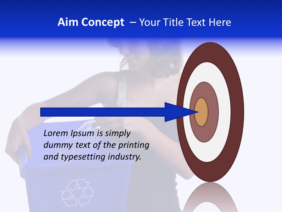 Elderly Closeup Grandmother PowerPoint Template