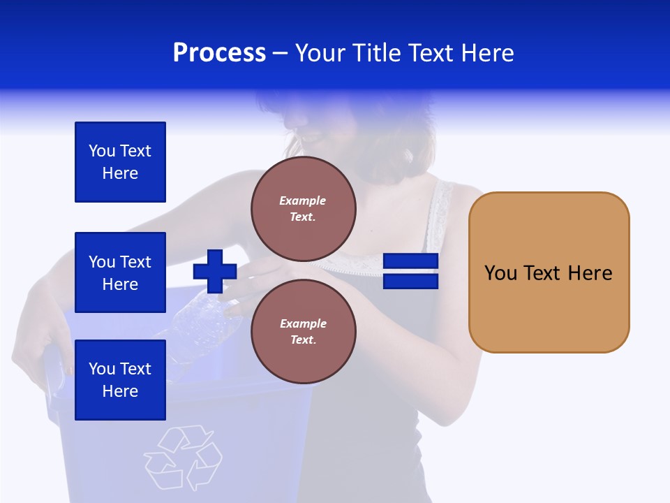 Elderly Closeup Grandmother PowerPoint Template
