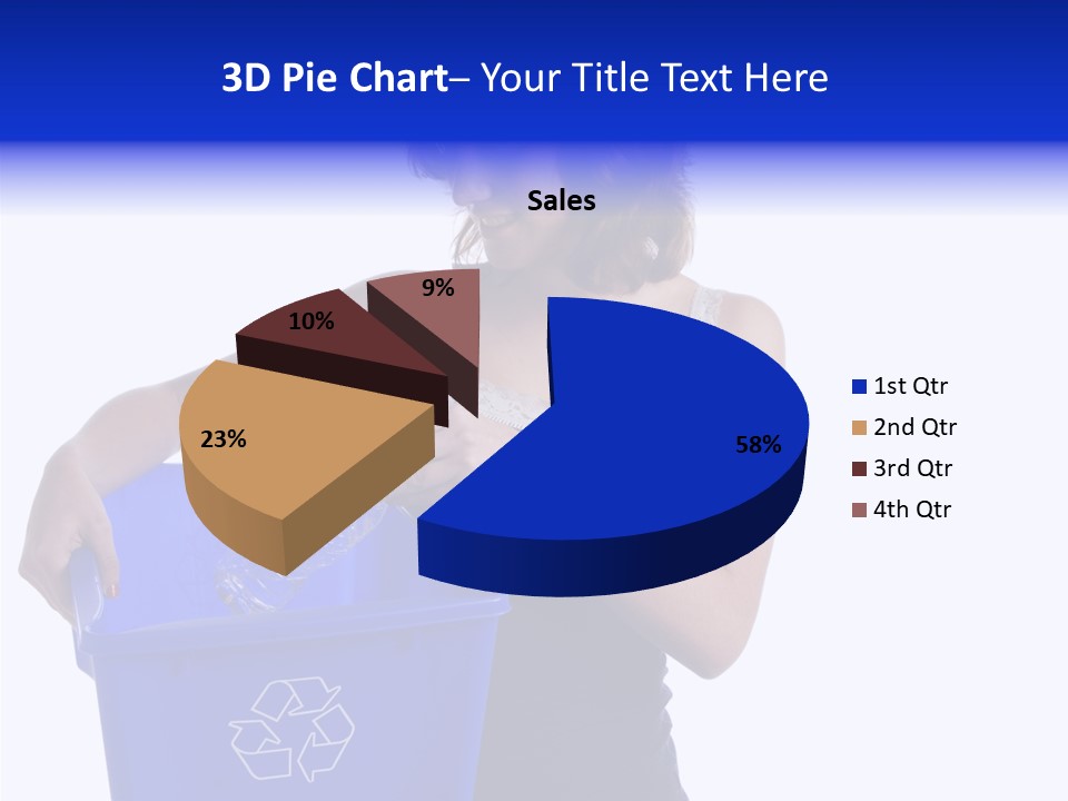Elderly Closeup Grandmother PowerPoint Template