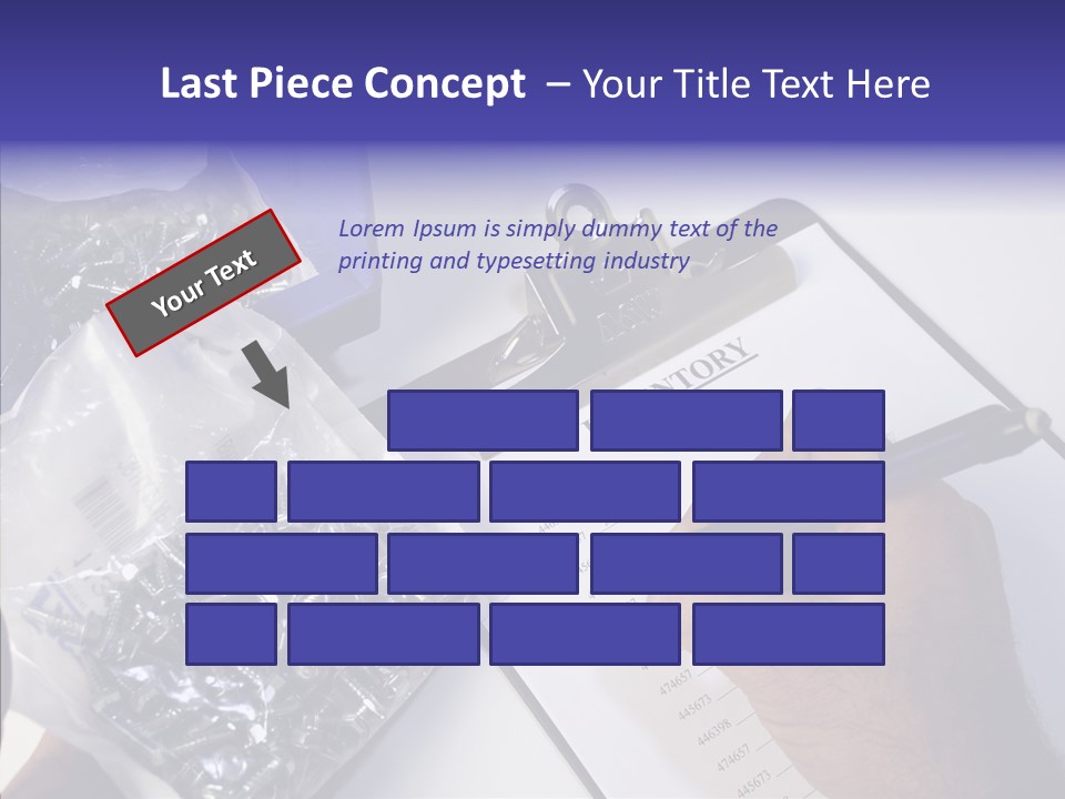 Elderly Touching Hand PowerPoint Template