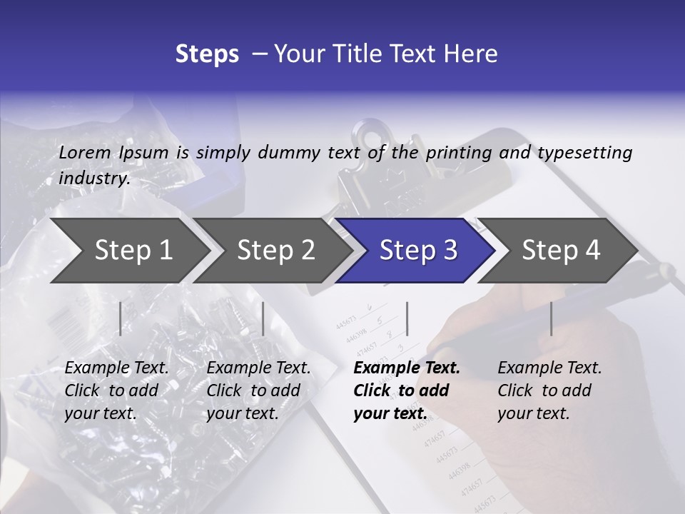 Elderly Touching Hand PowerPoint Template