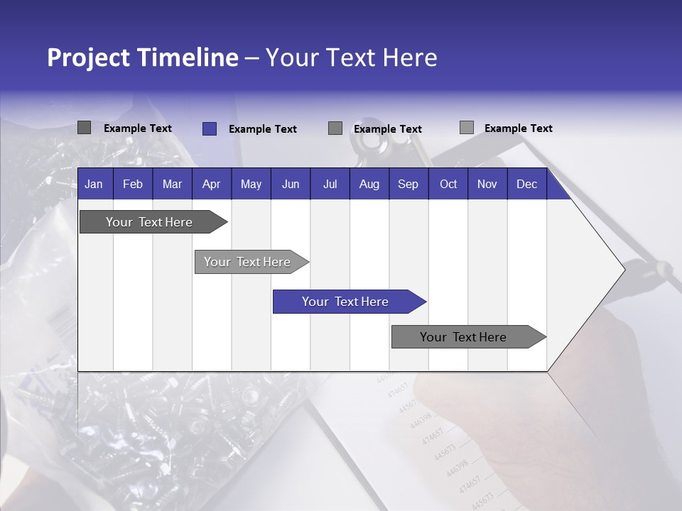 Elderly Touching Hand PowerPoint Template