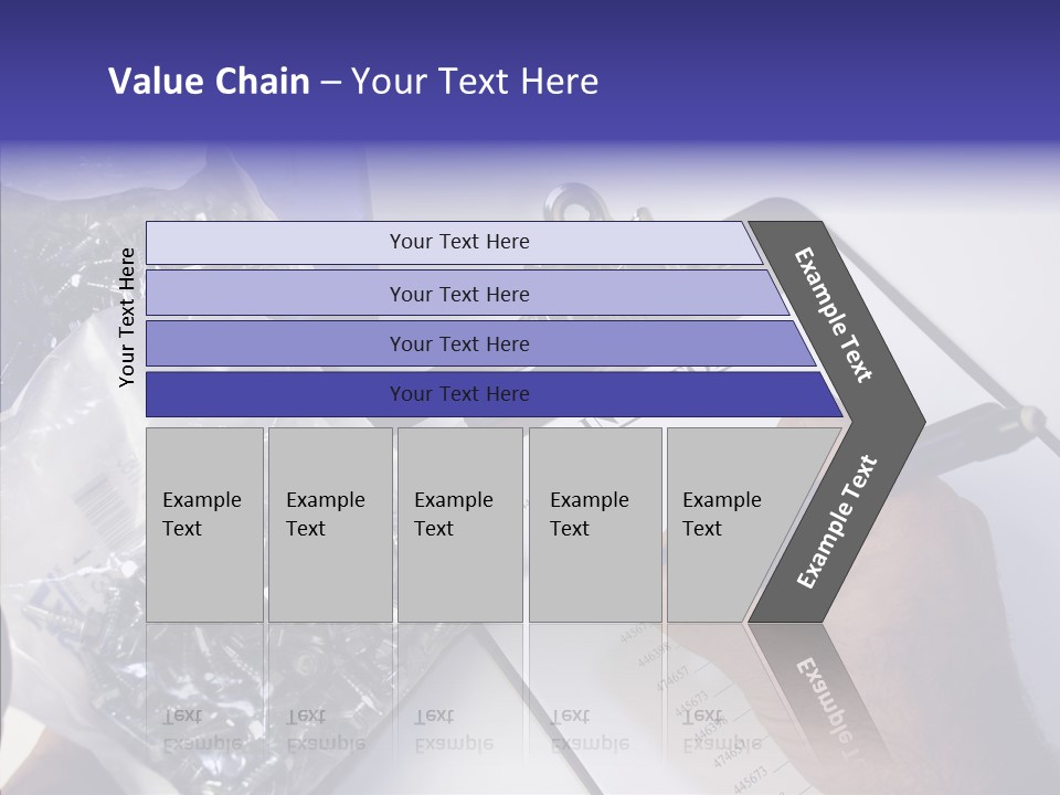 Elderly Touching Hand PowerPoint Template