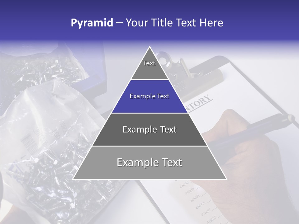 Elderly Touching Hand PowerPoint Template