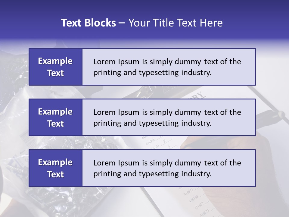 Elderly Touching Hand PowerPoint Template