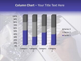 Elderly Touching Hand PowerPoint Template