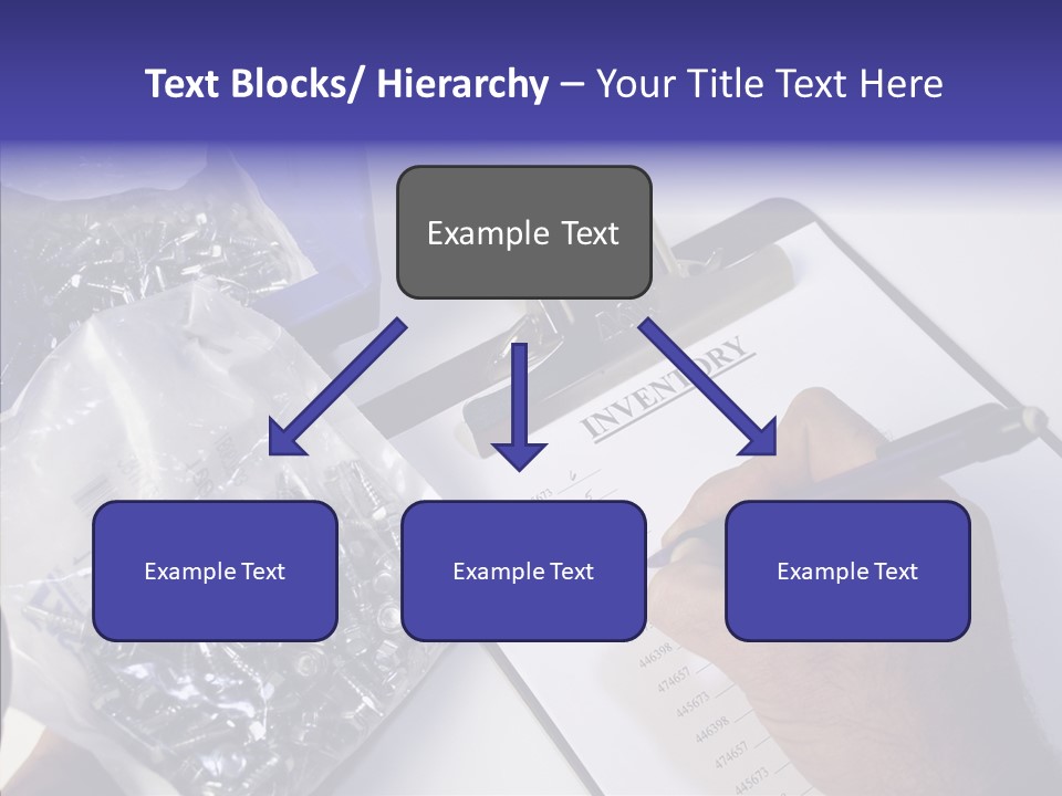 Elderly Touching Hand PowerPoint Template