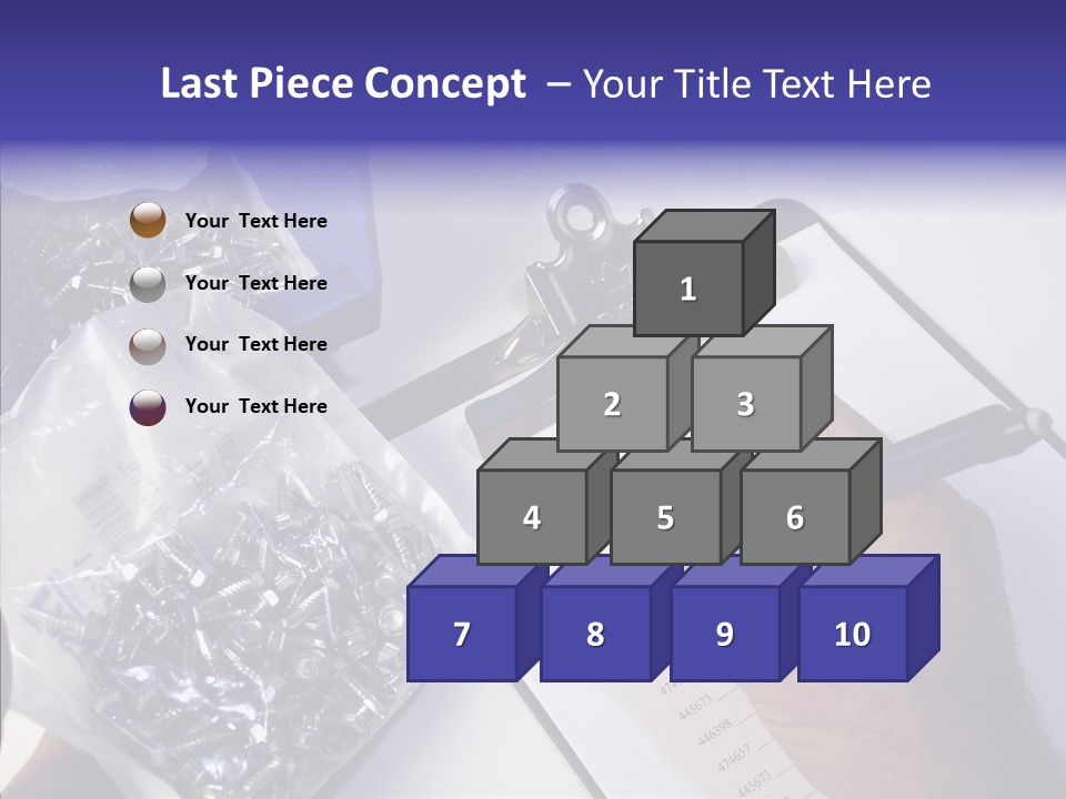 Elderly Touching Hand PowerPoint Template