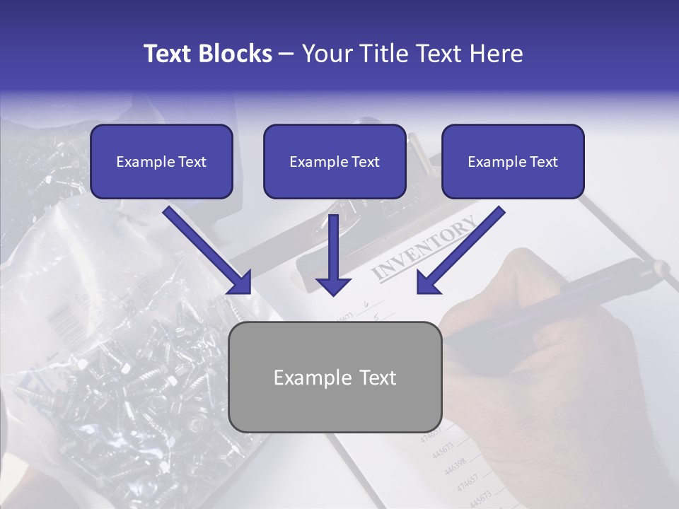 Elderly Touching Hand PowerPoint Template