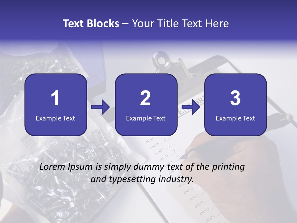 Elderly Touching Hand PowerPoint Template