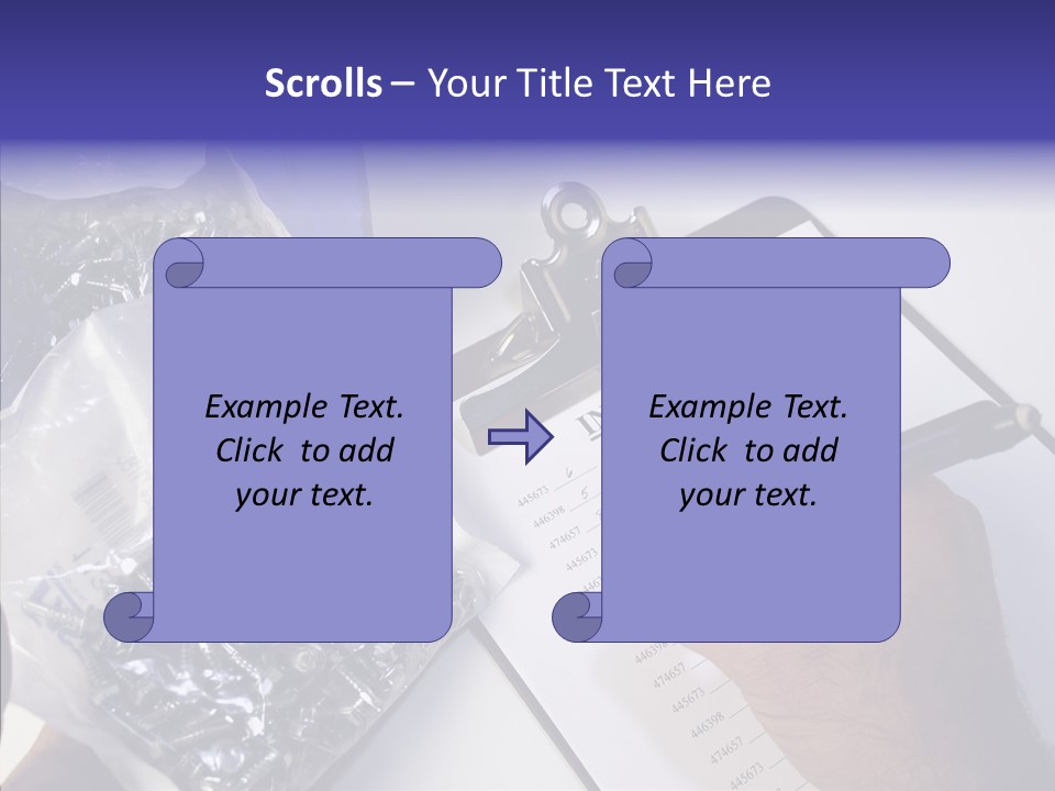 Elderly Touching Hand PowerPoint Template