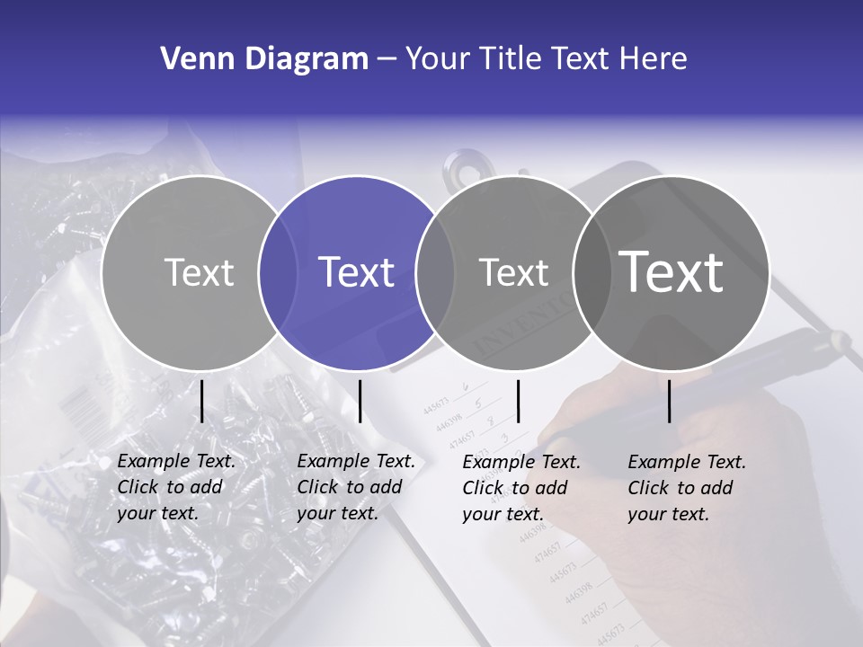 Elderly Touching Hand PowerPoint Template