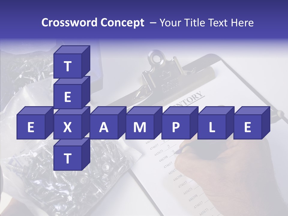 Elderly Touching Hand PowerPoint Template