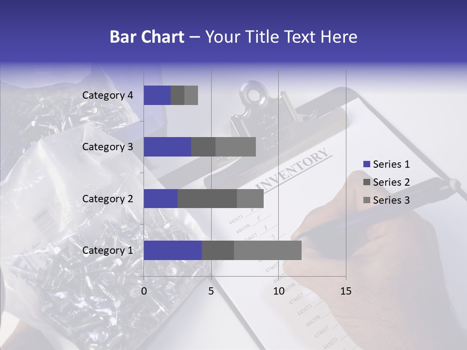 Elderly Touching Hand PowerPoint Template