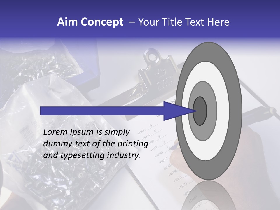 Elderly Touching Hand PowerPoint Template