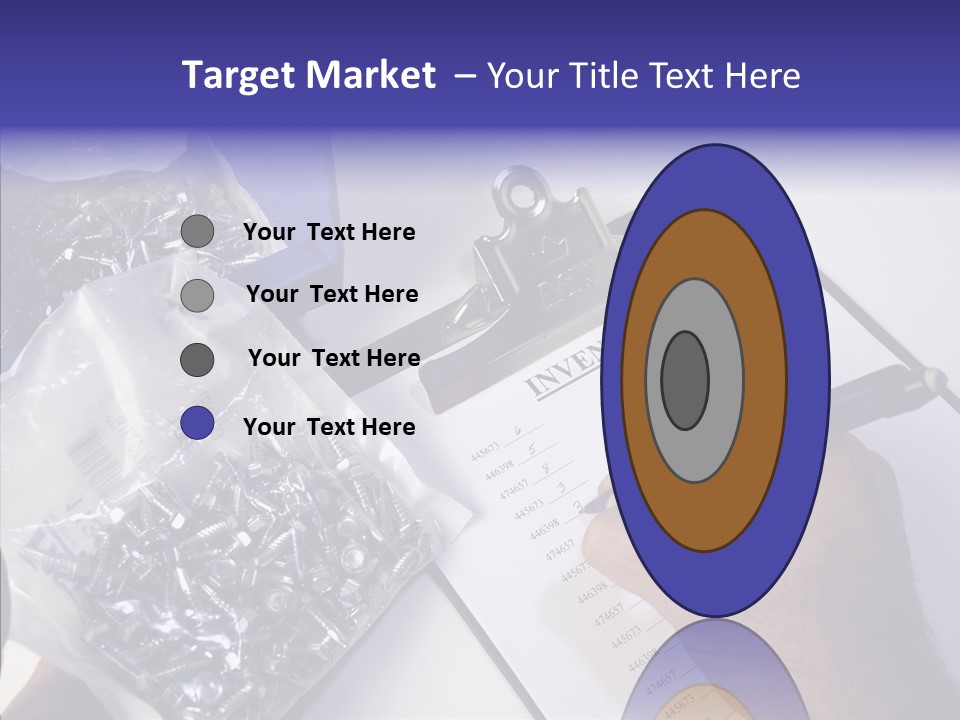 Elderly Touching Hand PowerPoint Template