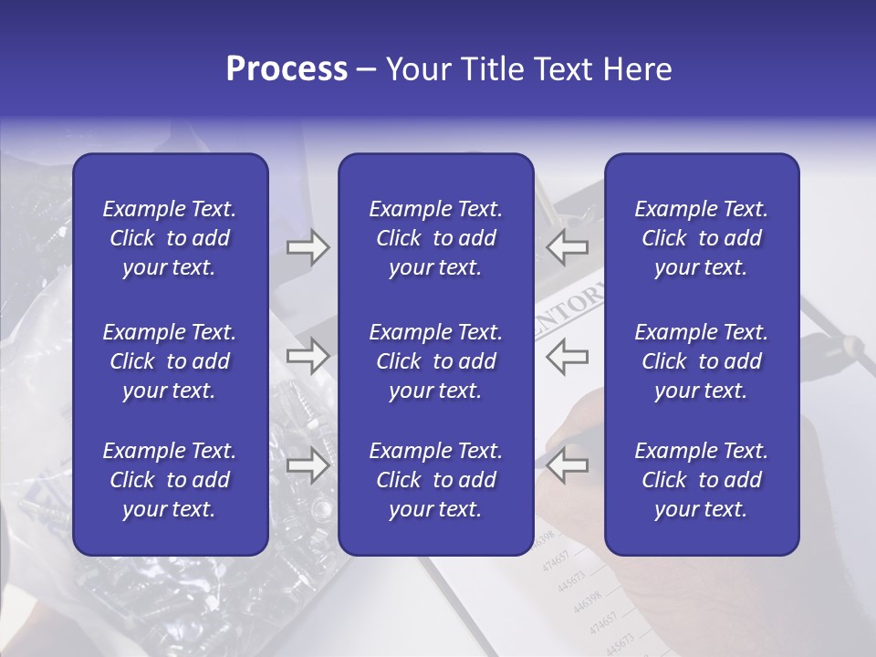 Elderly Touching Hand PowerPoint Template