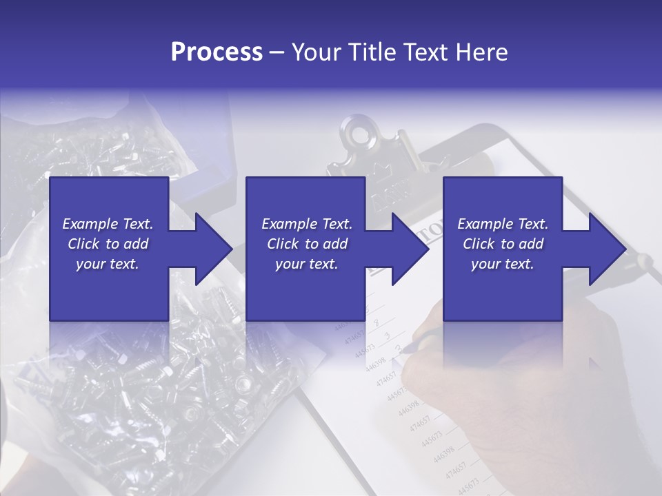 Elderly Touching Hand PowerPoint Template