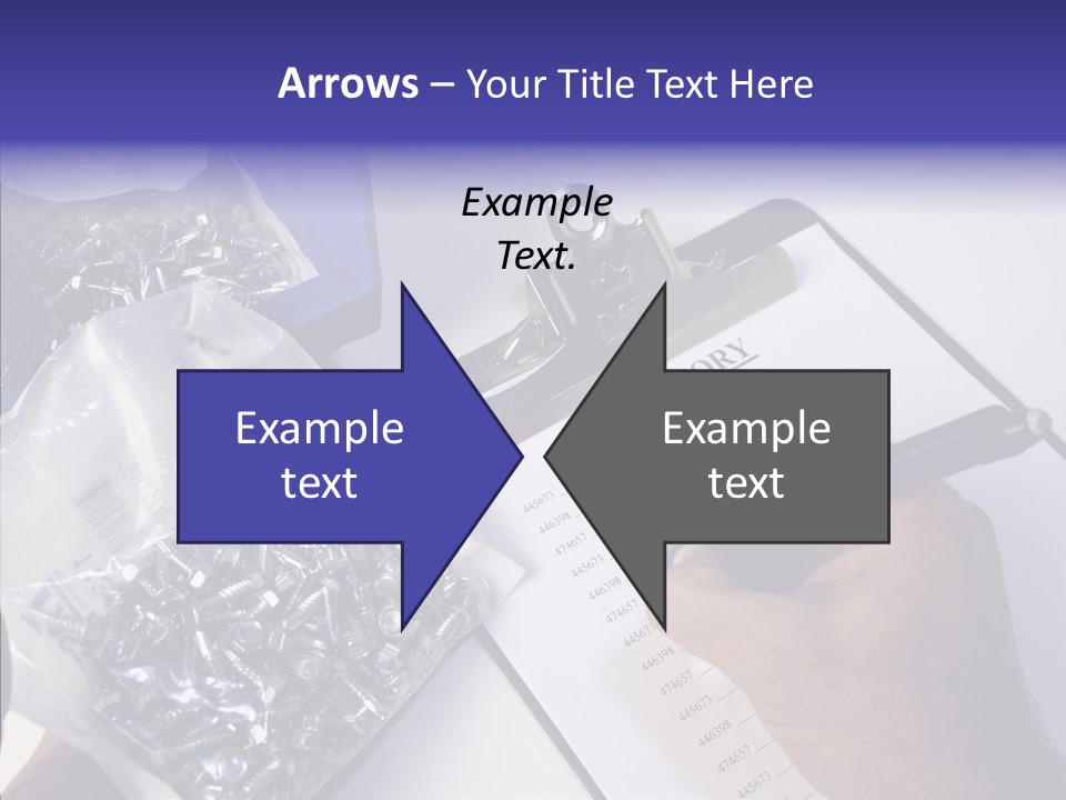 Elderly Touching Hand PowerPoint Template