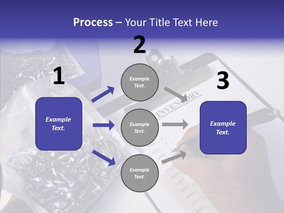 Elderly Touching Hand PowerPoint Template