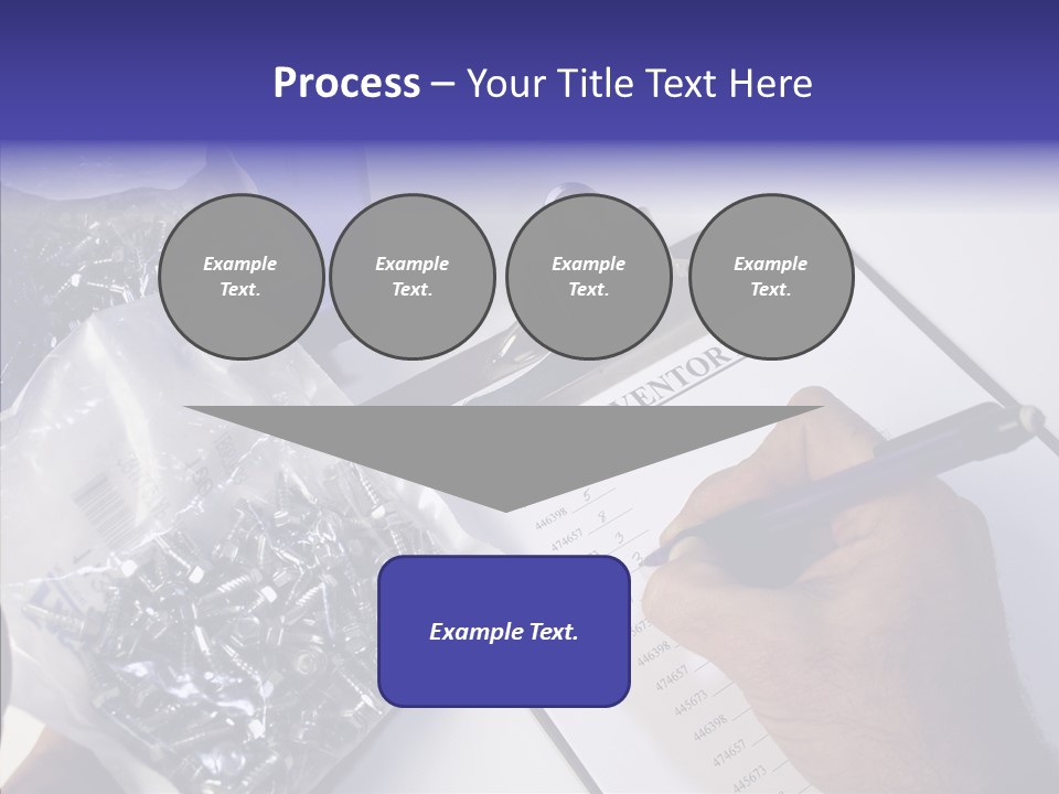Elderly Touching Hand PowerPoint Template