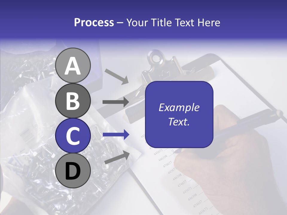Elderly Touching Hand PowerPoint Template