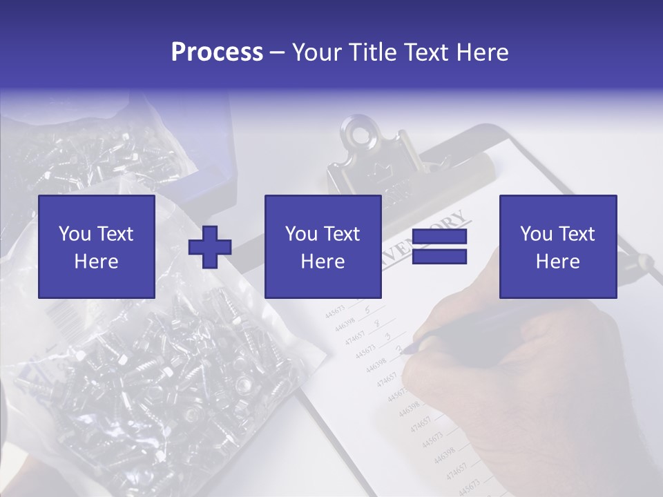 Elderly Touching Hand PowerPoint Template