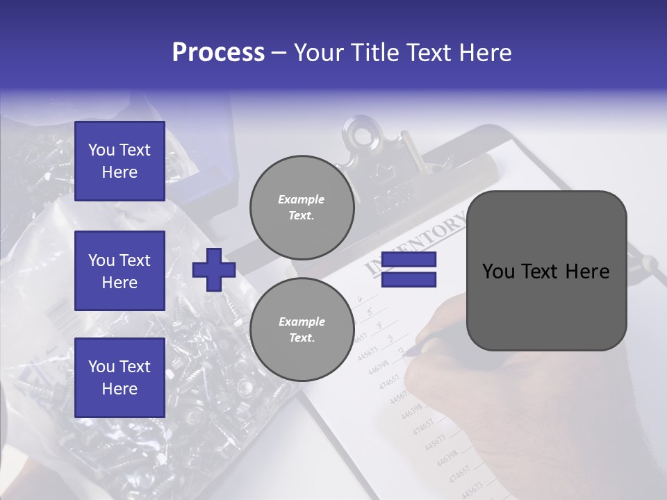 Elderly Touching Hand PowerPoint Template