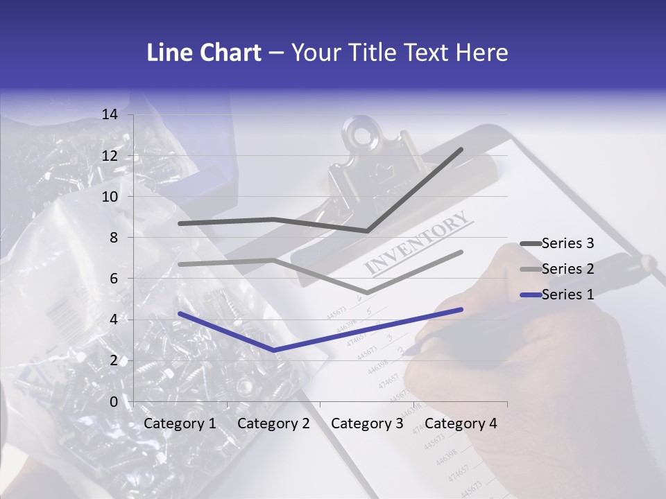 Elderly Touching Hand PowerPoint Template