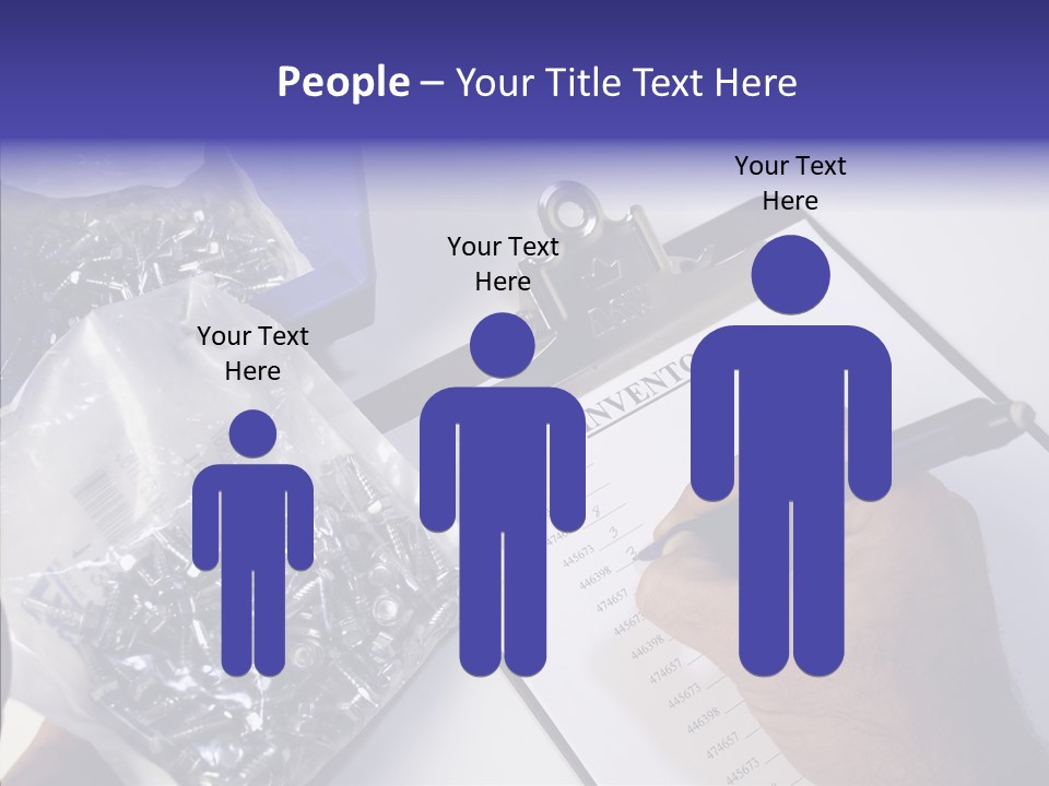 Elderly Touching Hand PowerPoint Template