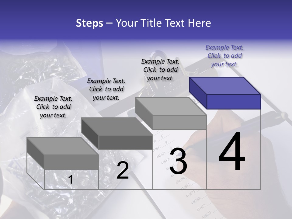 Elderly Touching Hand PowerPoint Template